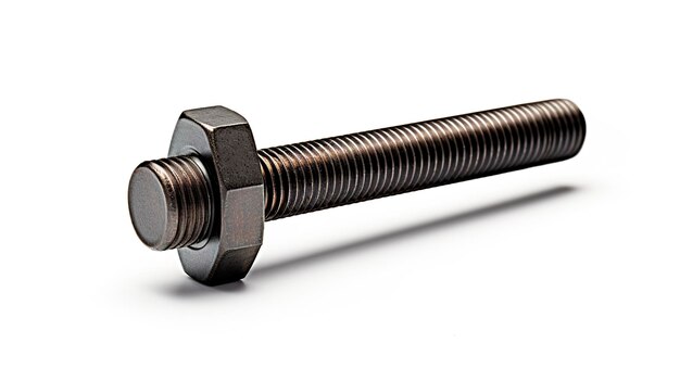 Photo a photo of a carriage bolt full length photo