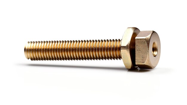 A photo of a carriage bolt full length photo