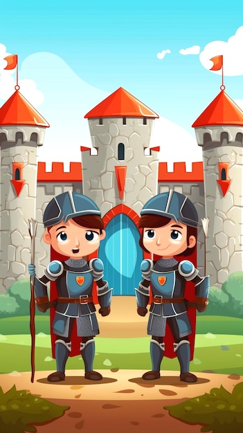 Photo photo of castle background