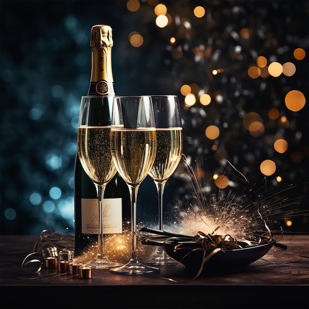 photo champagne background