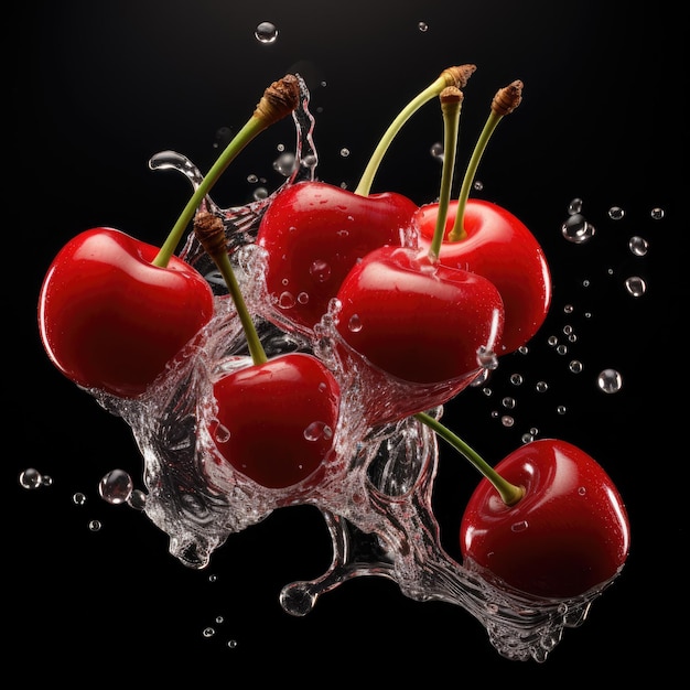 a photo of cherries