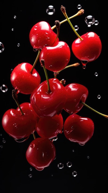 a photo of cherries