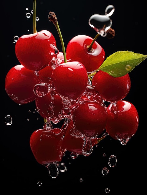 a photo of cherries