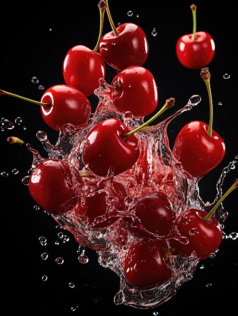 a photo of cherries