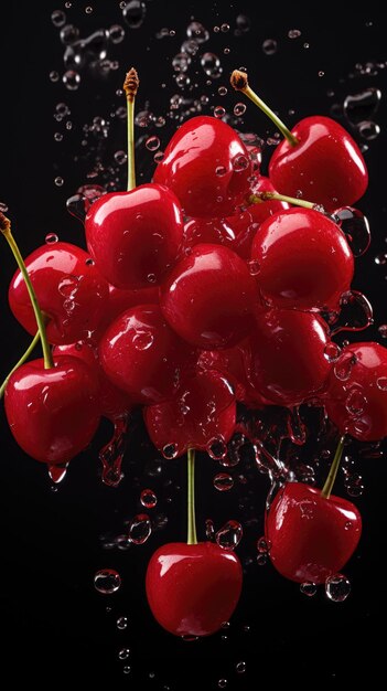 a photo of cherries