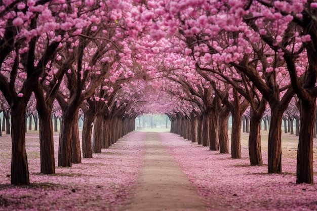 Photo cherry blossom of spring