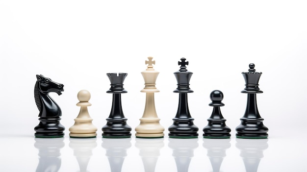 A photo of a Chess Set in Play Position