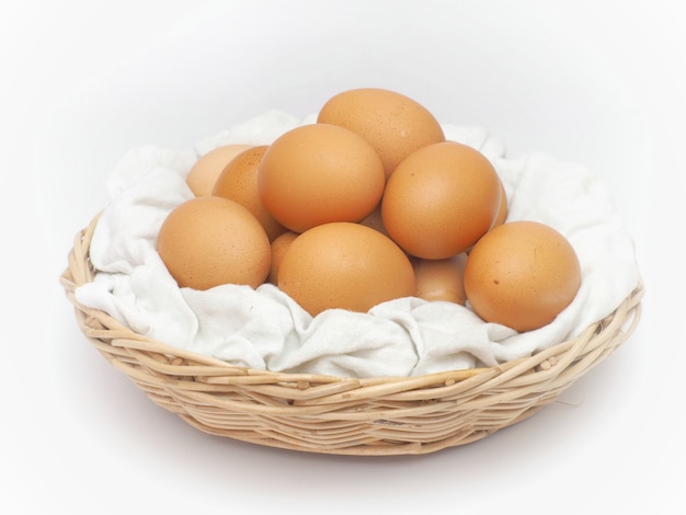 Photo of chicken eggs for cooking