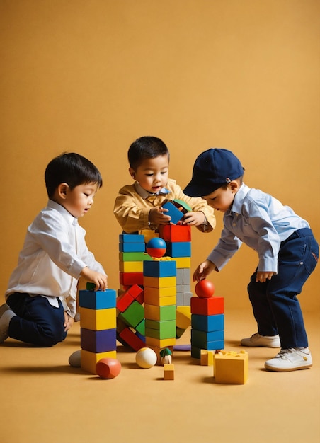 写真 写真 子供のプラスチックのおもちゃ