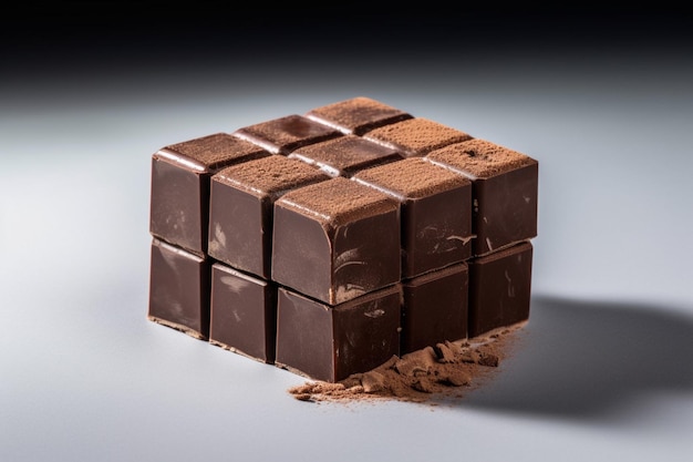 Photo of chocolate with no background