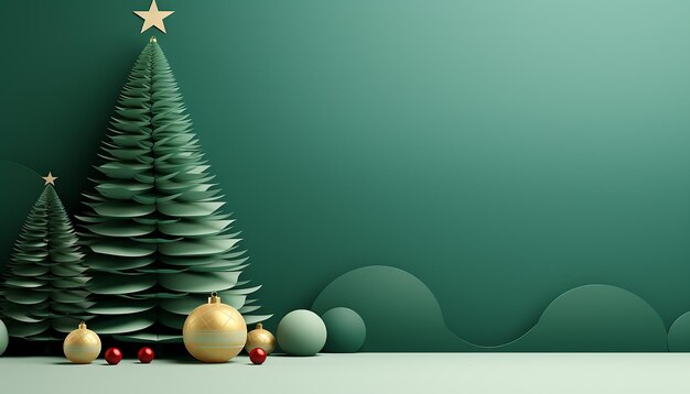 Photo christmas background concept