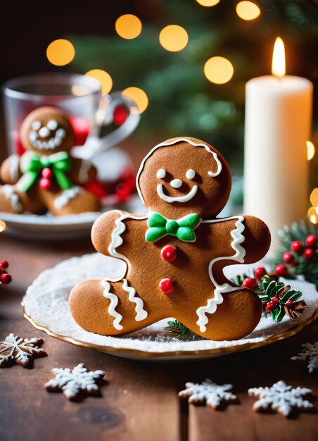 Photo of the Christmas Gibgerbread man cookies