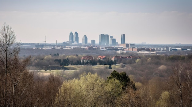 A Photo of Cityscape from a Distance