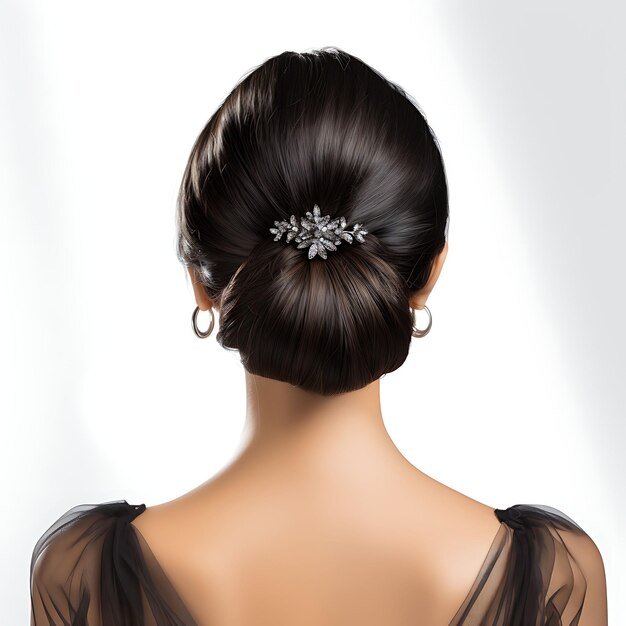 French twist with flower | Hair updos, Wedding hairstyles, Hair color