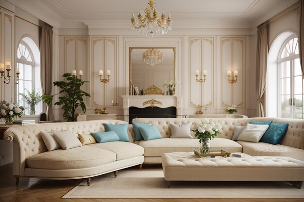 Photo classic style living room