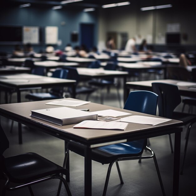 photo of a classroom back to school