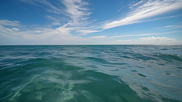 Photo clear sea generated by ai