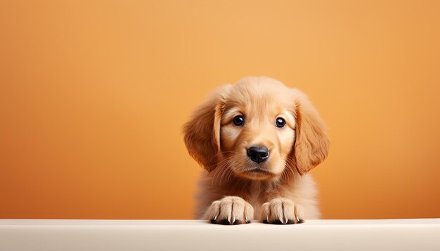 Photo closeup of mixedbreed puppy