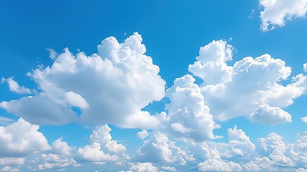 Photo of cloud blue sky background ultra realistic