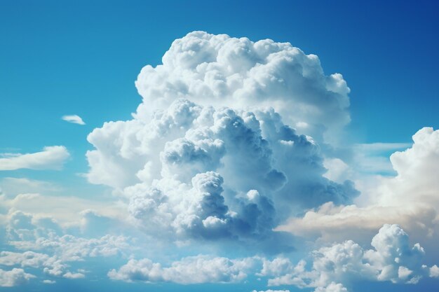 Фото облако в голубом небе