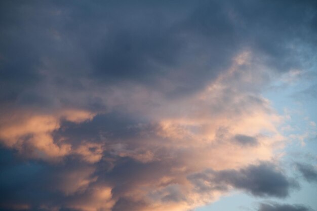 A photo of a cloudy sky Sky background natural clouds