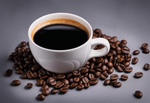 A photo of coffee drink for coffee day background
