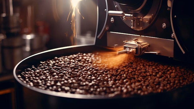 커피 로스팅 과정을 담은 사진