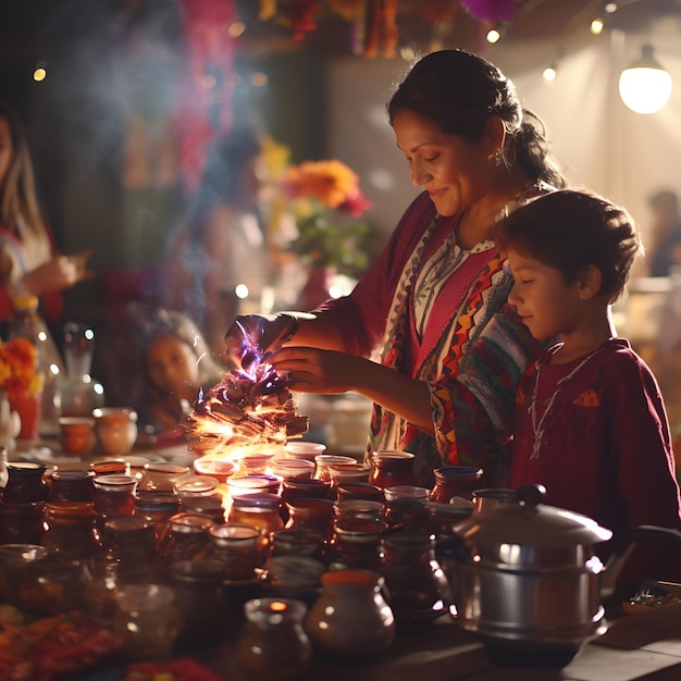 Photo of Colombian Families Prepare Traditional Colombian Beverages F Festive Colombia Vibrant