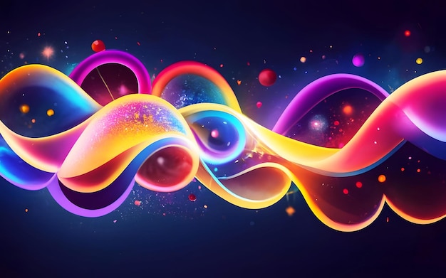 Photo photo a colorful abstract background 3d rendering