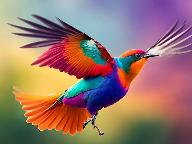 photo a colorful bird