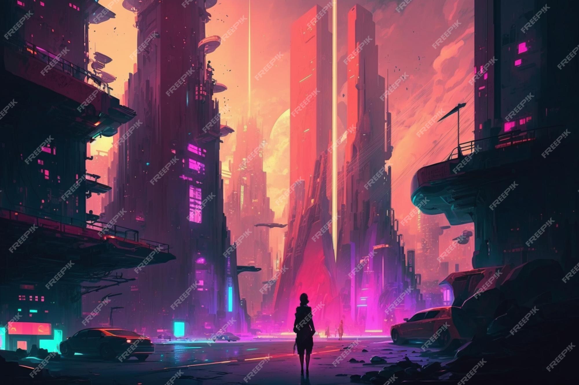 Anime Cyberpunk HD Wallpapers and Backgrounds