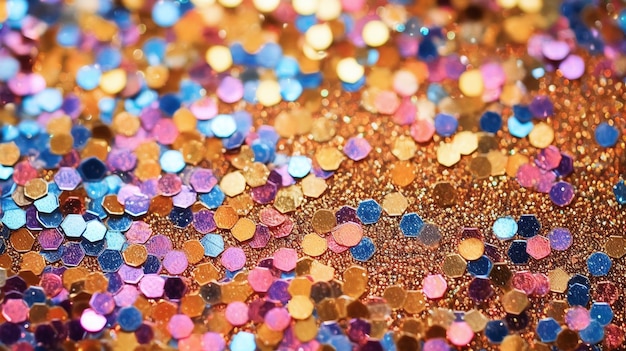 Premium AI Image | photo colorful glitter background