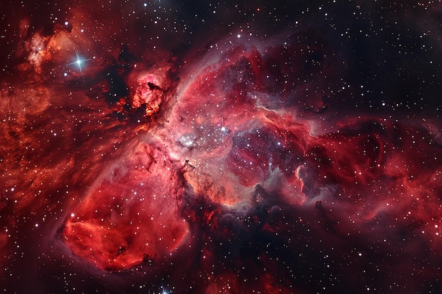 宇宙 の 色彩 の 濃い 星雲 の 写真