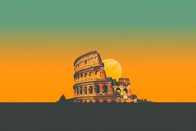 a photo of colosseum