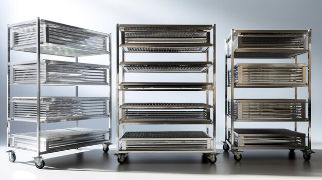 Photo a photo of cooling racks