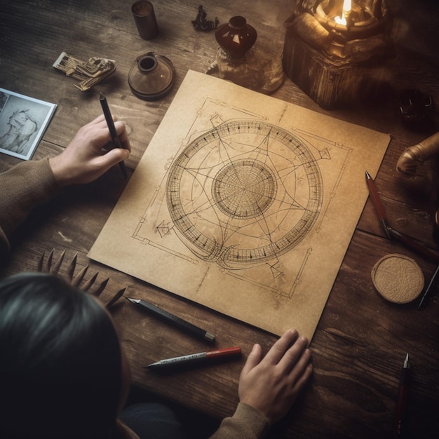 Photo photo of creating a sigil