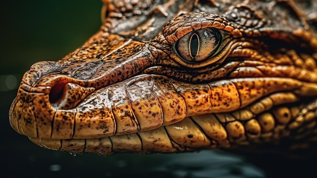 Photo crocodile Generative AI