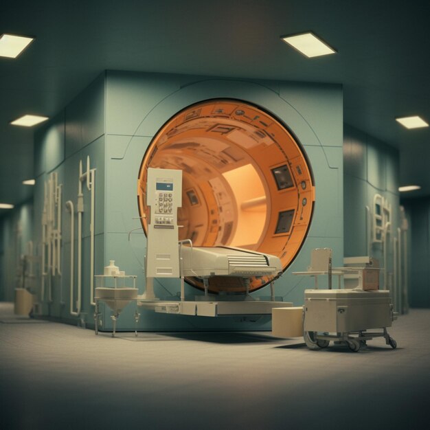 Photo of CT scanner