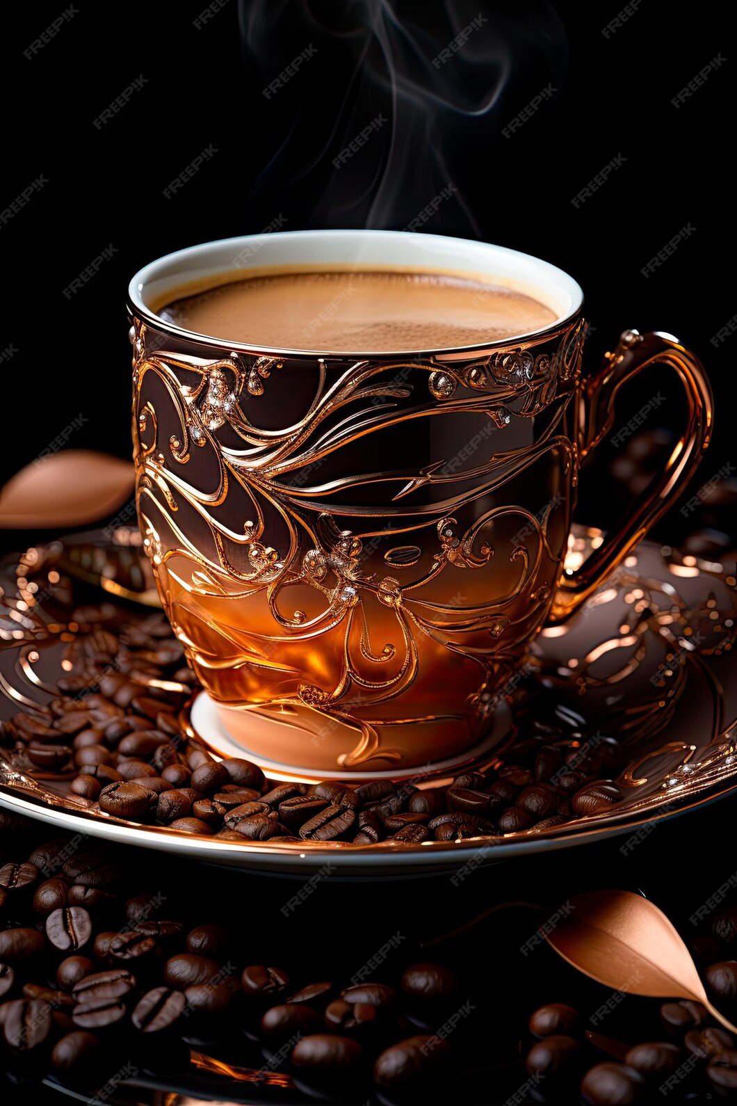 Premium AI Image | photo of a cup of coffee International coffee day