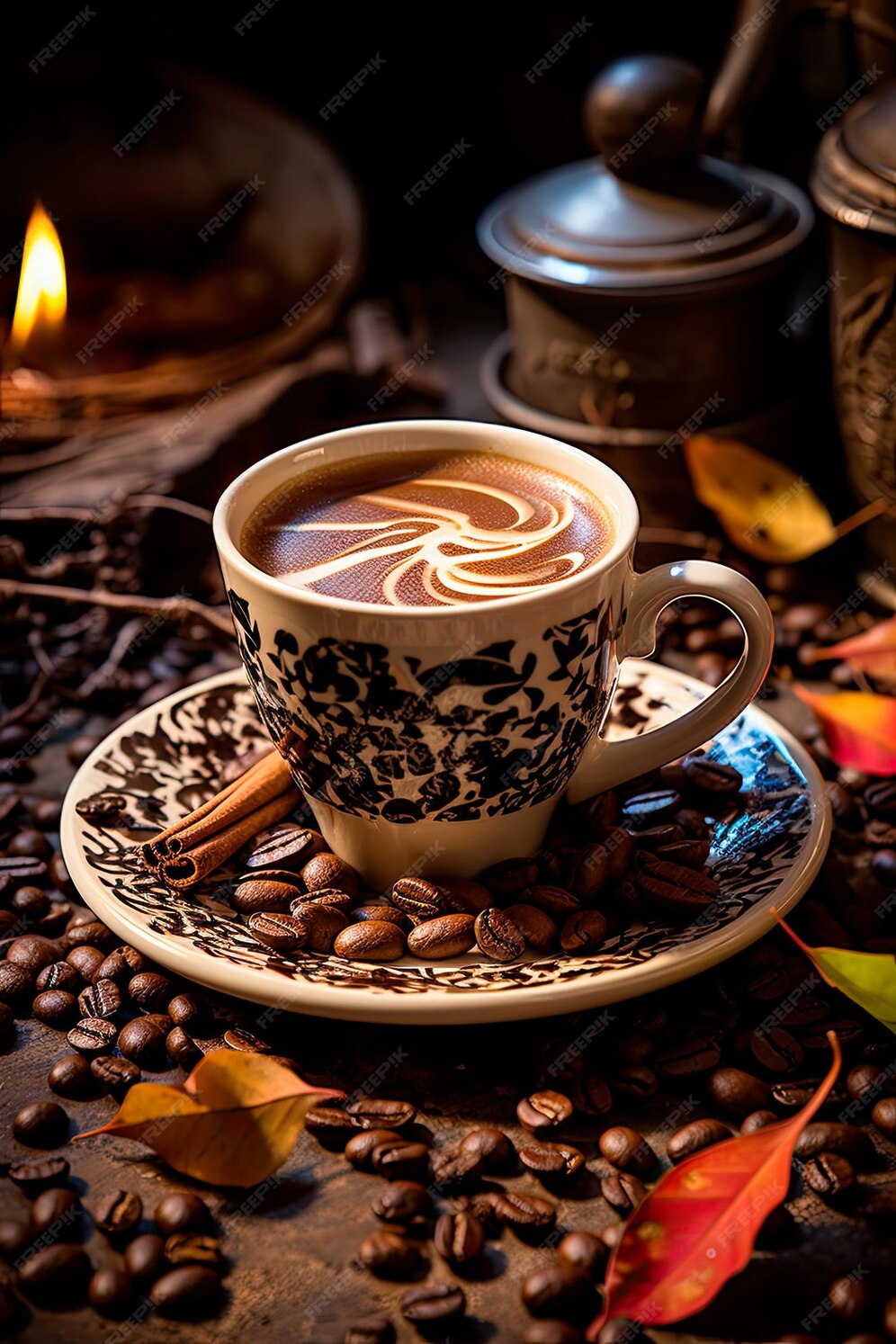 Premium AI Image | photo of a cup of coffee International coffee day