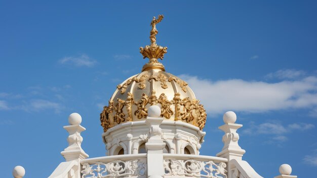 A photo of a cupola rooftop backdrop