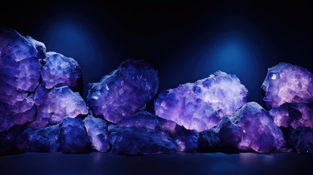 A photo of a cut geode rock collection backdrop