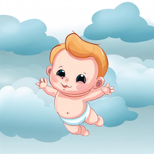 Photo a cute 2d vector illustration background