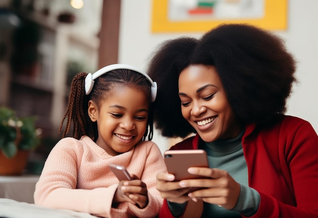 Photo of cute shot of a baby and mother together taking a selfie and using mobile phone with baby