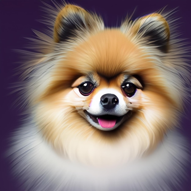 photo cute spitz dog