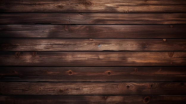 Photo of dark brown wooden background