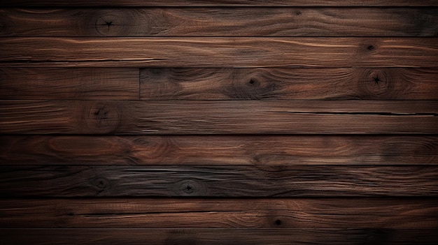 Photo of dark brown wooden background