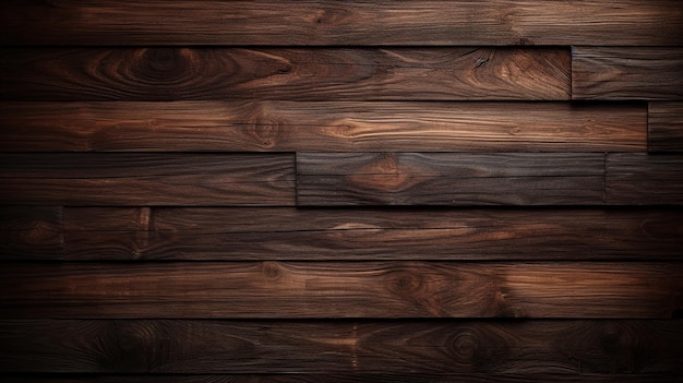 Photo of dark brown wooden background