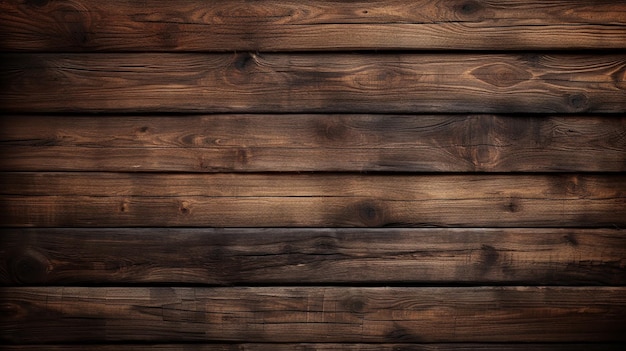 Photo of dark brown wooden background