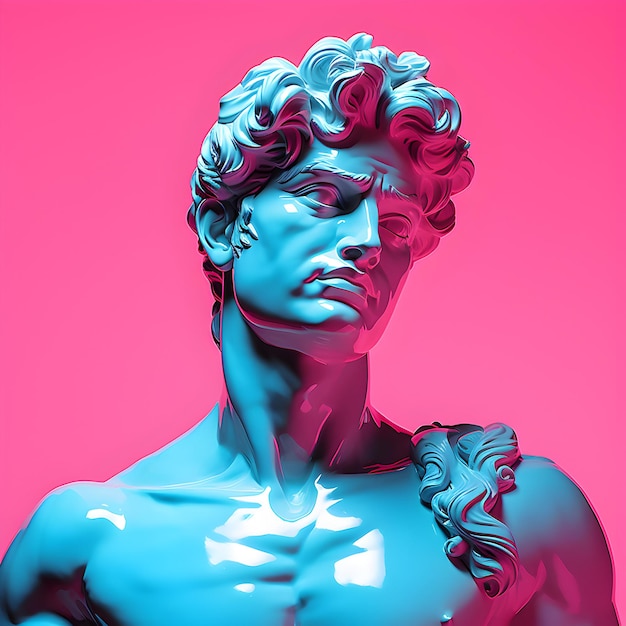 Photo David Michelangelo Aesthetic David Michelangelo sculpture Generative Ai